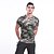 cheap Hunting T-shirts &amp; Shirts-Men&#039;s Hunting T-shirt Tee shirt Camouflage Hunting T-shirt Camo / Camouflage Short Sleeve Outdoor Summer Fast Dry Quick Dry Moisture Wicking Wearable Top Polyester Camping / Hiking Hunting Fishing