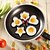 זול כלים לביצים-5 חתיכות סט עובש ביצה מטוגנת טבעות לביבות בצורת תבנית חביתת טיגון בישול כלי בישול אביזרי ציוד גאדג&#039;ט