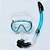 cheap Diving Masks, Snorkels &amp; Fins-WAVE Snorkeling Set Anti Fog Dry Top Adjustable Strap Two-Window - Swimming Diving Scuba Silicone - For Adults Black Red Blue Green Royal Blue