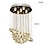 economico Lampadari-5 luci 50 cm globo design design unico lampadario metallo stile artistico stile moderno elegante cromo artistico moderno 110-240 v