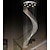 voordelige Kroonluchters-7-Light 60 cm Vierkant lijnontwerp Lijn ontwerp Kroonluchters Metaal Artistieke Stijl Moderne stijl Metaal Chroom Hedendaagse Door De Natuur Geinspireerd 110-120V 220-240V