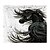 cheap Animal Tapestries-Large Wall Tapestry Art Deco Blanket Curtain Hanging Home Bedroom Living Room Dormitory Decoration Polyester Fiber Animal Black Horse