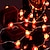 baratos Mangueiras de LED-Luzes de corda em forma de coração 13 pés 40 led luz de fada romântica luz noturna decoração para festa aniversário de casamento aniversário à prova d&#039;água alimentado por bateria