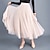abordables Tenues de danse de salon-Danse de Salon Jupes Tulle Femme Soirée Usage quotidien Taille haute Polyester