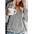 cheap Knit Tops-Women&#039;s Cardigan Solid Color Knitted Long Sleeve Loose Sweater Cardigans Fall Hooded Gray Khaki Black