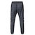 tanie spodnie codzienne-Męskie Uprawiający jogging Spodnie Spodnie codzienne Spodnie ze sznurkiem w kratę Joggery Siateczka Pełna długość Formalny Biznes Codzienny Moda miejska Codzienny Szary Średnio elastyczny