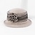 abordables Sombreros de fiesta-sombreros tocado de lana bombín / cloche sombrero casual carrera de caballos elegante con tocado floral tocados