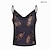 cheap Basic Women&#039;s Tops-Women&#039;s Camisole Solid Dot Zebra Tank Top Casual Basic Cowl Neck Dark Green Black Khaki