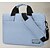 cheap Laptop Bags-Unisex Waterproof Polyester Laptop Bag Zipper Solid Color Daily Office &amp; Career Khaki Pale Blue Gray
