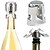 cheap Wine Stoppers-Stainless Steel Champagne Wine Bottle Stopper Portable Sealer Bar Cap