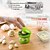 ieftine Ustensile pentru Fructe &amp; Legume-Garlic Dicer and Slicer Garlic Chopper Mini Garlic Press with Stainless Steel Blades and Inbuilt Clear Plastic Tray