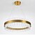 abordables Design Anneau et Rond-60 cm Lanterne Desgin Lustre Acier Inoxydable Plaqué Moderne 110-120V 220-240V