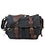 cheap Men&#039;s Bags-Men&#039;s Crossbody Bag Messenger Bag Crossbody Bag Canvas Cowhide Outdoor Going out Dark Gray ArmyGreen Charcoal black