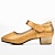ieftine Pantofi Dans Clasic &amp; Modern-Pentru femei Sală Dans Pantofi Moderni Scenă Performanță Dans de Societate  Călcâi Grosime călcâială Adulți Argintiu Auriu Rosu