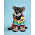 tanie Ubrania dla psów-Zimowy zwierzak pies szczeniak ciepła kropka gwiazda nadrukowany kostium miękki płaszcz bluza z kapturem kurtka odzież dla psów szczenięta łatwe do noszenia 1 # xs