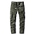 cheap Cargo Pants-Men&#039;s Cargo Pants Cargo Trousers Work Pants 6 Pocket Solid Color Ripstop Breathable Weekend Streetwear Cotton 100% Cotton Classic Casual Black Army Green