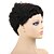 cheap Synthetic Trendy Wigs-Synthetic Wig Jerry Curl Asymmetrical Wig Short Brown Natural Black Synthetic Hair 6 inch Women&#039;s Classic For Black Women Exquisite Black Brown
