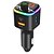 cheap Car FM Transmitter/MP3 Players-BC68 Bluetooth 5.0 FM Transmitter  Bluetooth Car Kit Car Handsfree QC 3.0  MP3 Car Charger Ambient Light