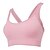 cheap New In-Women&#039;s Sports Bra Running Bra Wirefree Nylon Gym Workout Breathable Soft Sweat wicking Padded Light Support White Black Pink Solid Colored / Stretchy