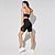 cheap Women&#039;s Pants-Women&#039;s Casual / Sporty Athleisure Patchwork Shorts Short Pants Stretchy Weekend Yoga Plain High Waist Tummy Control Butt Lift Slim Black S M L XL