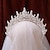 Χαμηλού Κόστους Τιάρες &amp; Στέμμα-Crown Tiaras Κράμα Γάμου Ειδική Περίσταση Ημέρα του Αγίου Βαλεντίνου Βαλεντίνος Πολυτέλεια Πριγκίπισσα Με Τεχνητό διαμάντι Ακουστικό Καπέλα