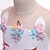 cheap Party Dresses-Kids Little Girls&#039; Dress Unicorn Rainbow Princess Dress Long Tulle Gown Flower Mesh Tulle Maxi Sleeveless  Summer 4-13 Years