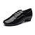 cheap Practice Dance Shoes-Men&#039;s Latin Shoes Ballroom Shoes Line Dance Indoor Performance Practice Heel Low Heel Lace-up White Black Silver