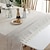 cheap Tablecloth-Tablecloth Art Nordic Bamboo Knotted Linen with Tassel Tablecloth Tea Coffee Table for Dining Table Home Room Decoration