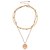 cheap Necklaces &amp; pendants-1pc Necklace Layered Necklace For Women&#039;s Street Alloy Stacking Stackable Lotus