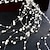 cheap Headpieces-Headbands Headdress Headpiece Flocked Alloy Wedding Special Occasion Pearls Bridal Sweet With Imitation Pearl Headpiece Headwear