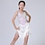 Χαμηλού Κόστους Παιδικά Ρούχα Χορού-Λάτιν Χοροί Φόρεμα Φούντα Σε επίπεδα Παγιέτες Κοριτσίστικα Επίδοση Εκπαίδευση Μακρυμάνικο Πολυεστέρας