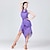 cheap Latin Dancewear-Latin Dance Dress Fringed Tassel Ruching Solid Women‘s Training Performance Sleeveless High Polyester/Dancing Party Dress