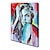 abordables Peintures portraits-Peinture à l&#039;huile Hang-peint Peint à la main Verticale Abstrait Personnage Moderne Toile roulée (sans cadre)