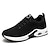 cheap Women&#039;s Sneakers-Women&#039;s Sneakers Running Shoes Athletic Non-slip Flyknit Air Cushion Cushioning Breathable Lightweight Soft Running Jogging Rubber Knit Spring Fall Black White Pink Red