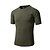 cheap Tees &amp; Shirts-Men&#039;s Hiking Tee shirt Top Outdoor Quick Dry Breathable Sweat-Wicking Spring Summer Camo Black Army Green Camouflage Hunting Exercise &amp; Fitness Football / Soccer