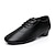 cheap Practice Dance Shoes-Boys Latin Shoes Ballroom Dance Shoes Line Dance Performance Indoor Ballroom Dance Heel Thick Heel Black