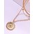 cheap Necklaces &amp; pendants-1pc Necklace Layered Necklace For Women&#039;s Street Alloy Stacking Stackable Lotus