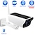 cheap IP Cameras-Y4P 2 mp Solar Cameras 1080P HD Solar Powered Wireless WIFI IP Security Cameras Outdoor Infrared Night Vision Waterproof Security Surveillance Cameras Support 64 GB / Android