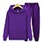 cheap Men&#039;s Tracksuits-Men&#039;s 2 Piece Tracksuit Sweatsuit Street Casual 2pcs Winter Long Sleeve Thermal Warm Breathable Soft Running Jogging Exercise Sportswear Solid Colored Hoodie Dark Grey White Black Purple Yellow Red