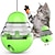 preiswerte Katzenspielzeug-interaktives lustiges Katzenspielzeug, 3-in-1-Feeder-Ball mit automatischem Drehbecher, Katzenfederstab und Futterspender für lustige Kätzchen-Katzenjagdtraining (pink)