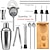 cheap Cocktail Shaker Mixer-Insulated Cocktail Shaker Bartender Kit Cocktail Shaker Mixer Stainless Steel 350ml Bar Tool Set with Stylish Bamboo Stand Perfect Home Bartending Kit and Martini Cocktail Shaker Set