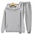 cheap Men&#039;s Tracksuits-Men&#039;s 2 Piece Tracksuit Sweatsuit Street Casual 2pcs Winter Long Sleeve Thermal Warm Breathable Soft Running Jogging Exercise Sportswear Solid Colored Hoodie Dark Grey White Black Purple Yellow Red