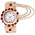 preiswerte Quarz-Uhren-Damen Quarz uhr Modisch Bling Strass Lässige Uhr Dekoration Legierung Beobachten