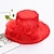 Χαμηλού Κόστους Καπέλα για Πάρτι-Καλύμματα Κεφαλής Οργάντζα Μείγμα Πολυ / Βαμβακιού Τύπου bucket Causal Αργίες Κύπελλο Μελβούρνης κοκτέιλ Royal Astcot Δαντέλα Με Με διαδοχικές σούρες Λουλούδι Ακουστικό Καπέλα