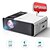 olcso Projektorok-hd mini projektor TD90 natív 1280 x 720p led android wifi projektor videó házimozi 3d okos film játékvetítő