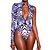 preiswerte Neoprenanzüge und Tauchen-Women&#039;s One Piece Swimsuit Swimwear Quick Dry Long Sleeve Front Zip - Swimming Surfing Water Sports Autumn / Fall Spring Summer