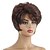 cheap Synthetic Trendy Wigs-Synthetic Wig Straight Curly Curly Straight Wig Short Darkest Brown Synthetic Hair 8 inch Women&#039;s Brown StrongBeauty