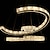 abordables Lámparas de araña-3-ring led dimmable pandent light crystal circle design chandelier acero inoxidable en capas estilo artístico estilo formal electrochapado artístico led 110-240v