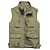 cheap Hiking Tops-Men&#039;s Hiking Vest / Gilet Fishing Vest Military Tactical Vest Sleeveless Vest / Gilet Jacket Top Outdoor Quick Dry Lightweight Breathable Soft Autumn / Fall Spring Summer Spandex Polyester Solid Color