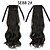 Недорогие шиньоны-конский хвост прическа вьющиеся классические синтетические волосы 22 дюйма наращивание волос средней длины ежедневно